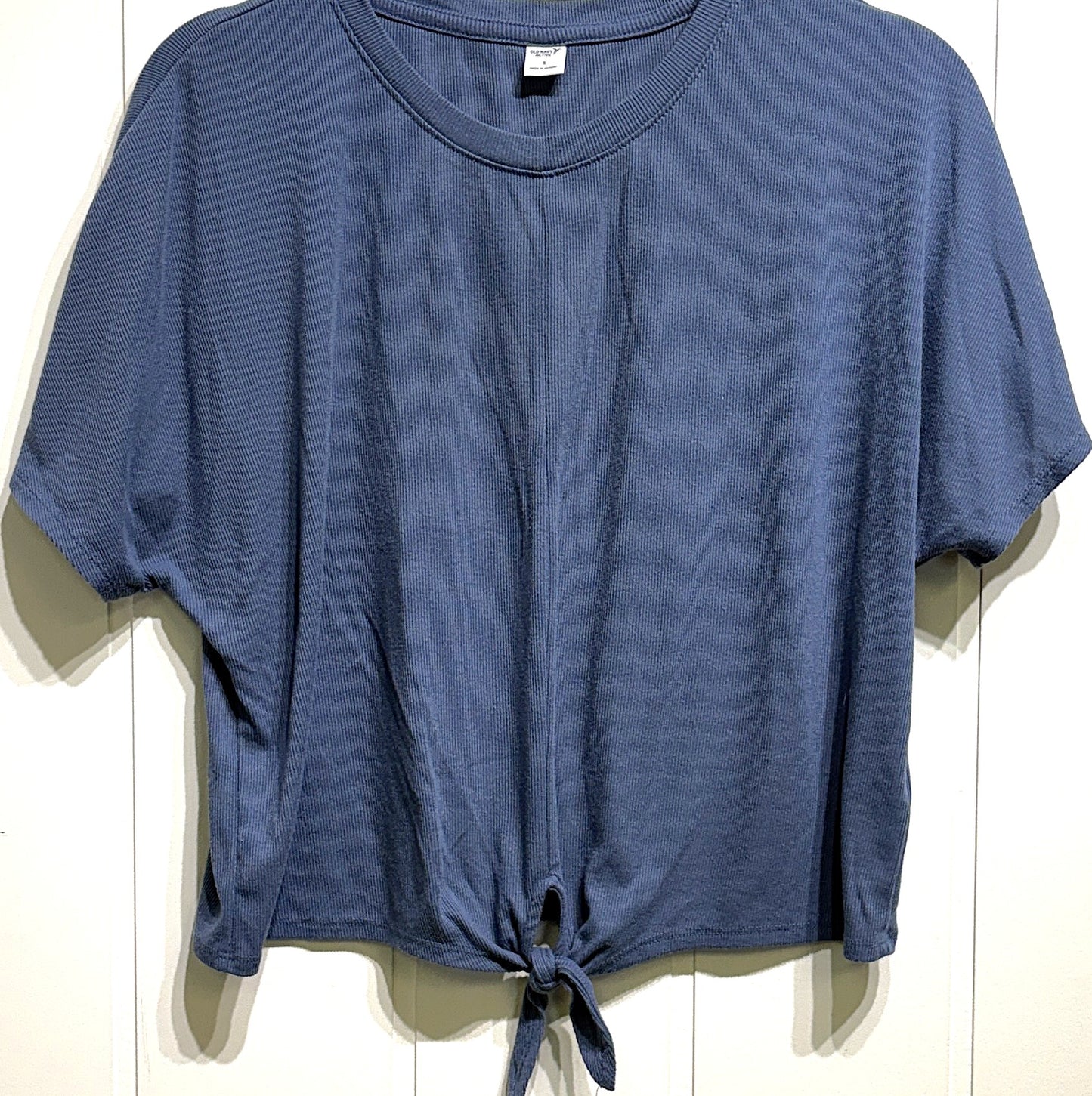 Old Navy Ribbed Tie-Front T-Shirt