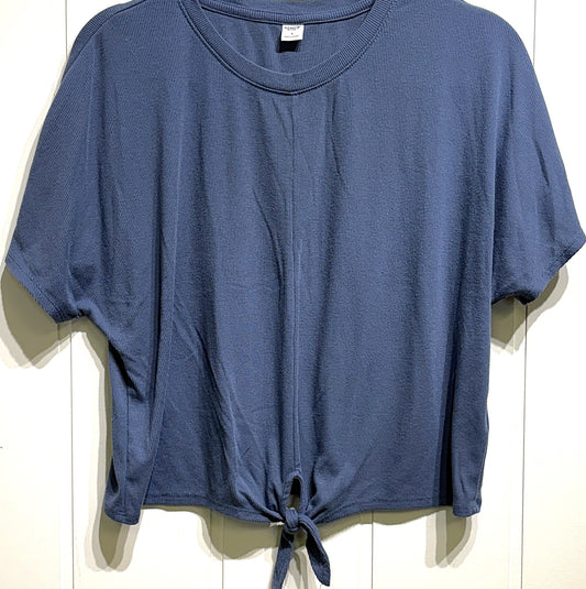 Old Navy Ribbed Tie-Front T-Shirt