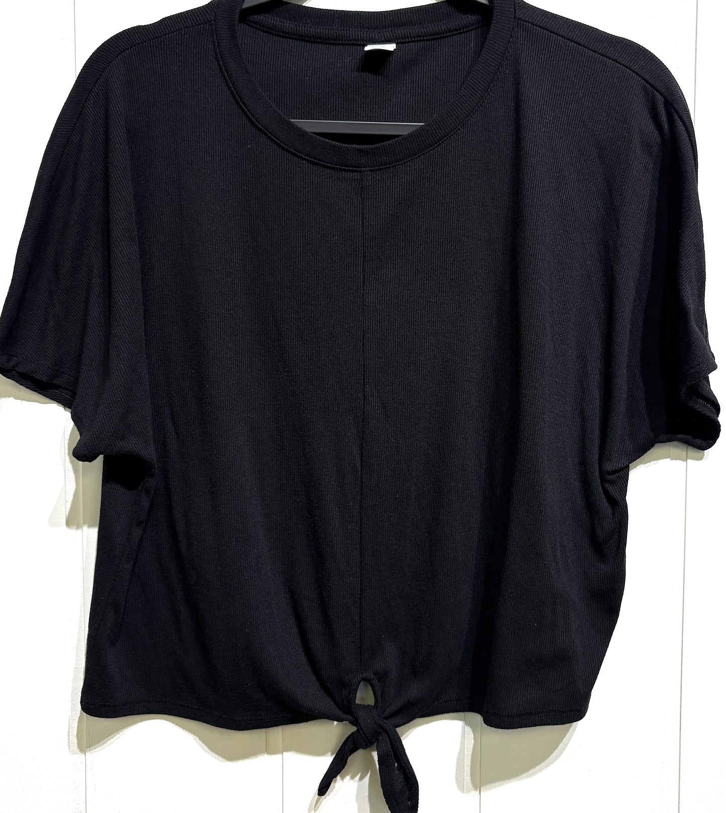 Old Navy Ribbed Tie-Front T-Shirt
