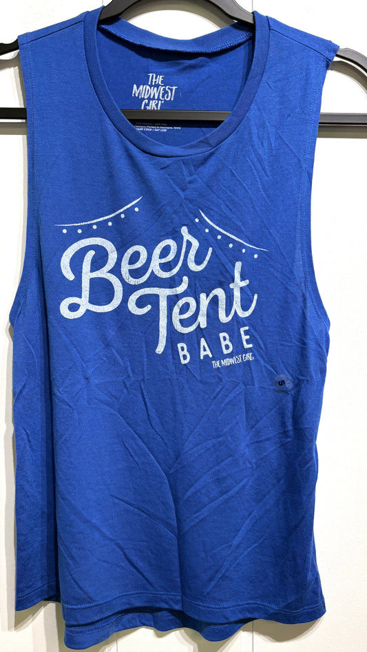 Beer Tent Babe Muscle Tank