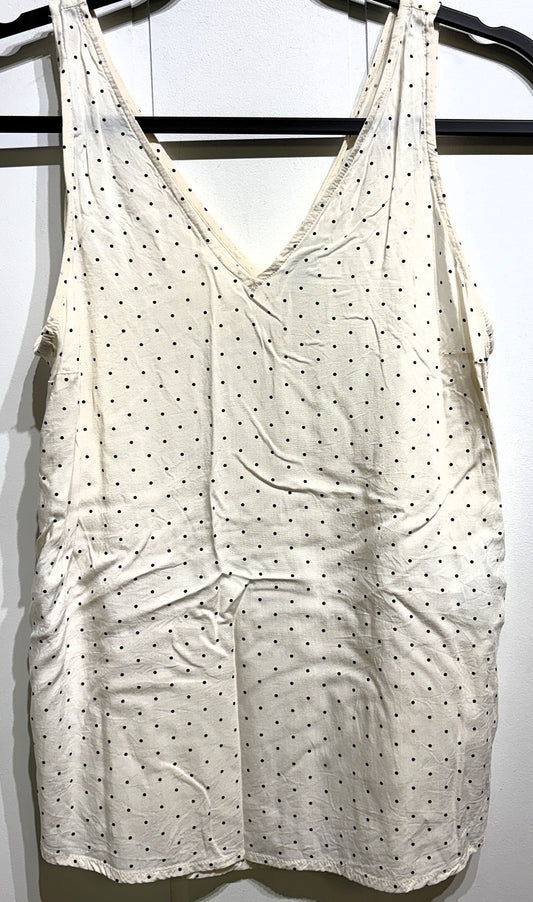 Old Navy Polka Dot V-Neck Tank Top