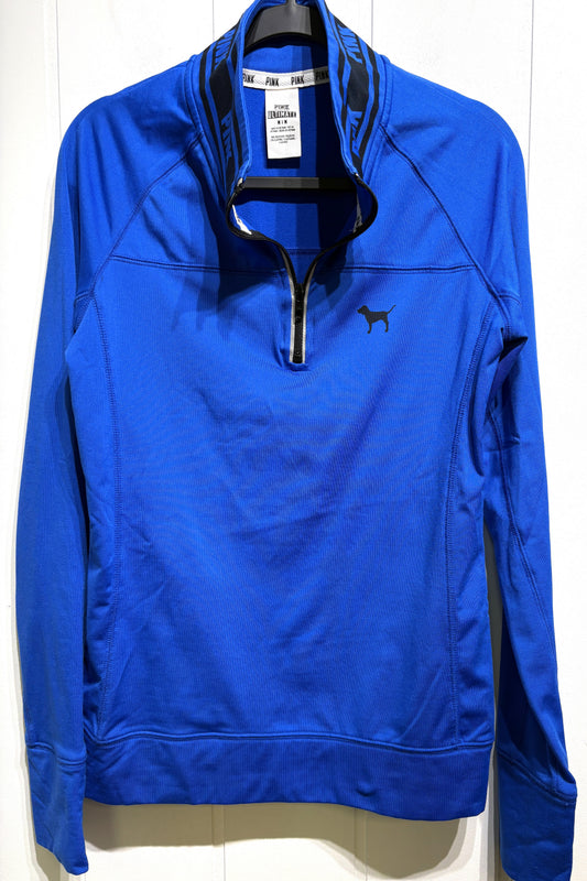 VS PINK 1/4 Zip Pullover Sweatshirt
