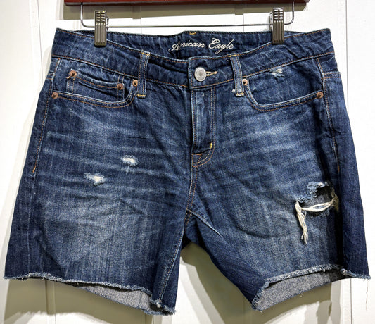 AE Distressed Denim Shorts