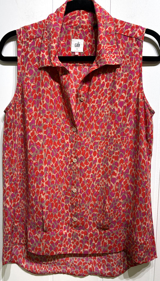 Sleeveless Collard Blouses by Cabi