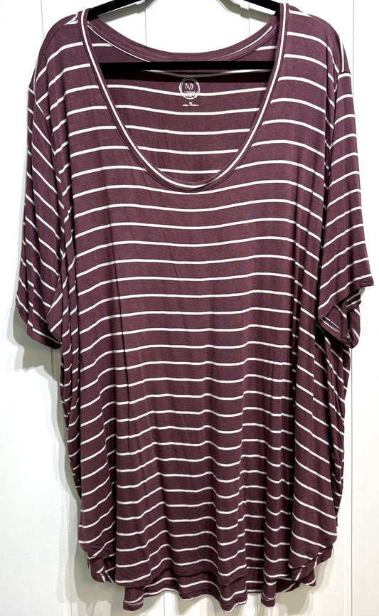 24/7 by Maurices Striped T-Shirt