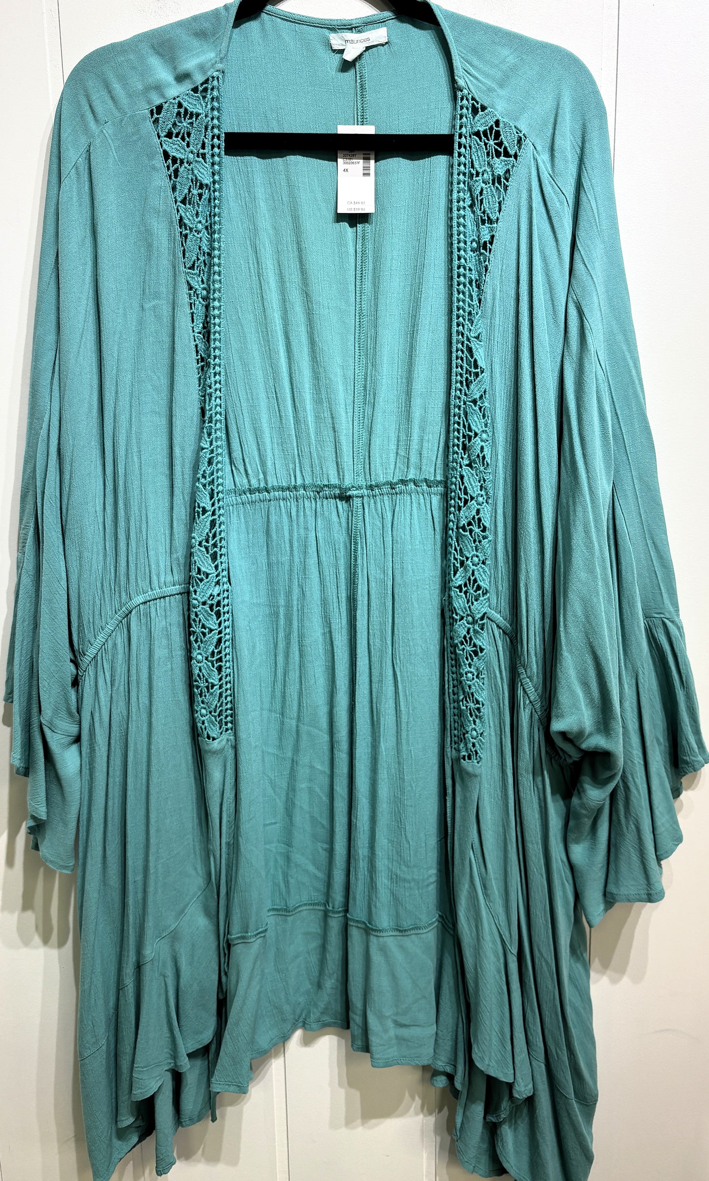Maurices Cardigan w/Crochet Detail