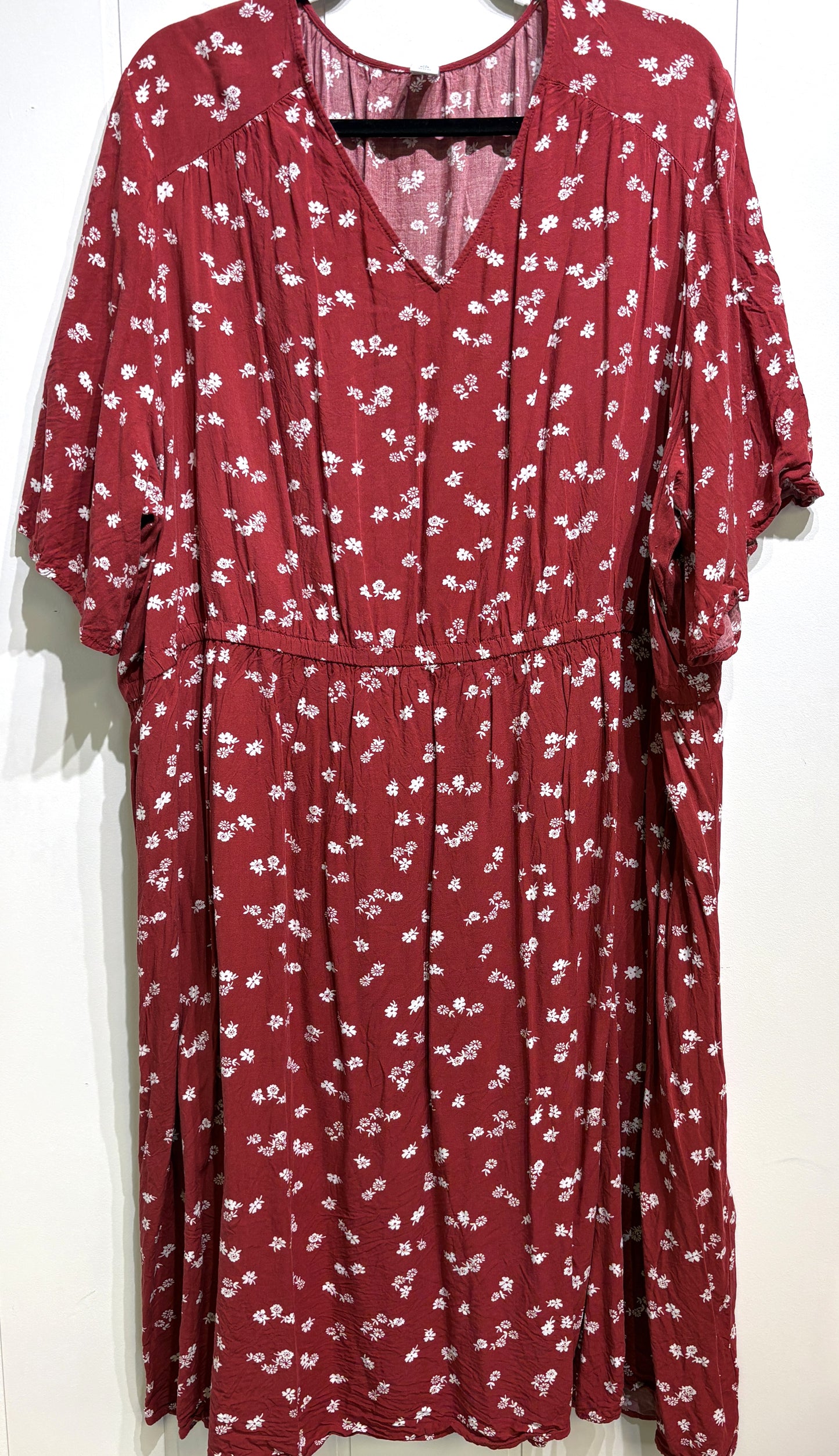 Old Navy V-Neck Flwr Midi Dress