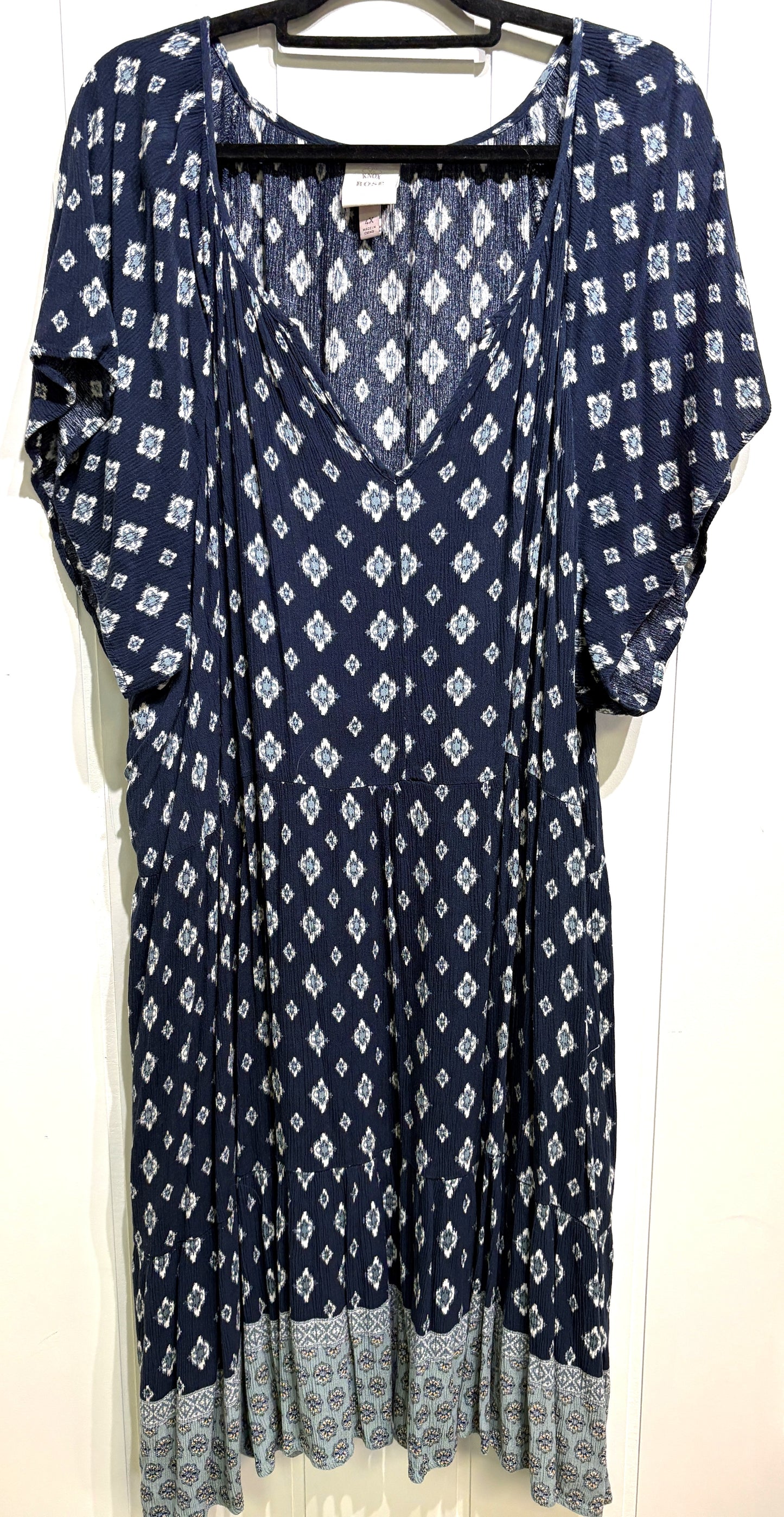 Knox Rose Diamond Print Midi Dress