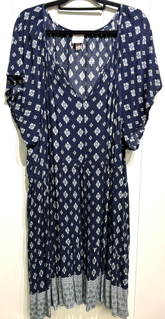 Knox Rose Diamond Print Midi Dress