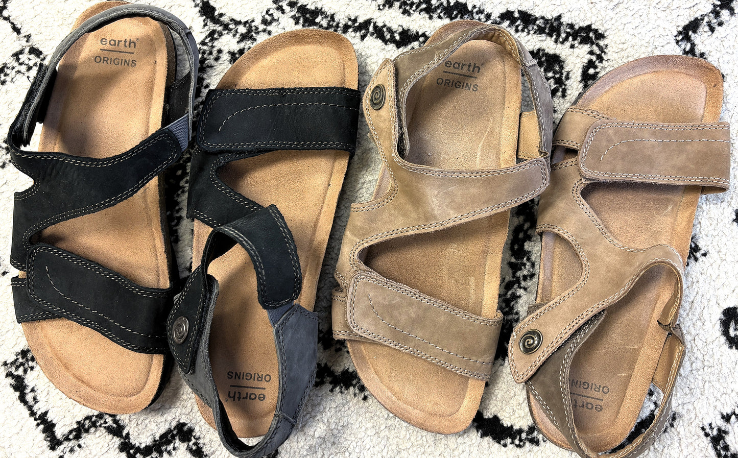 Earth Origins Velcro Strap Sandals