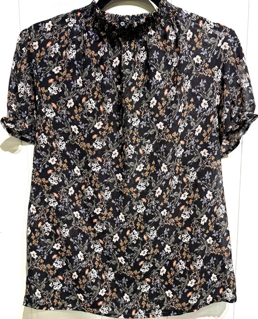 Bohme Sheer Floral Blouse