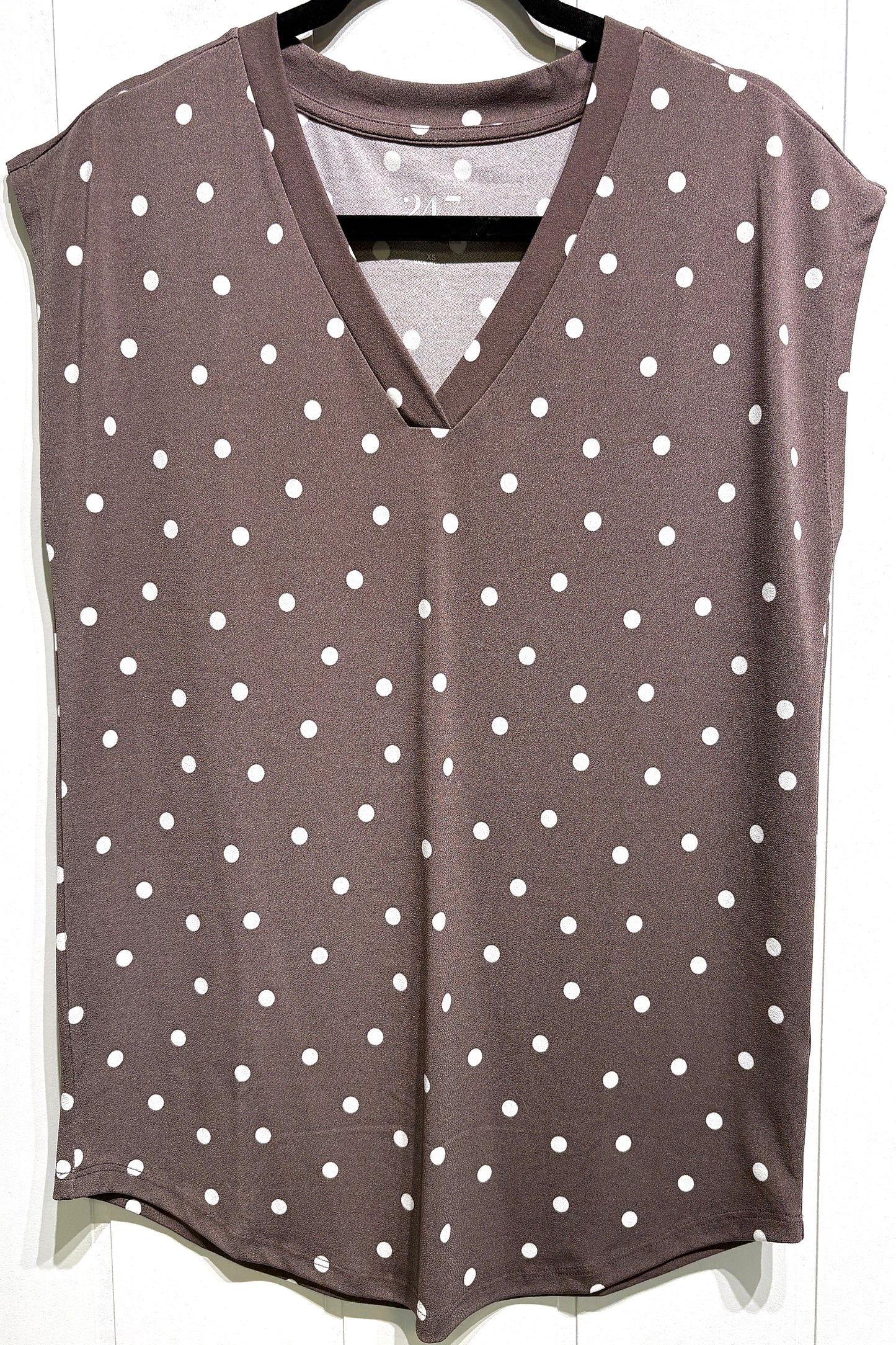24/7 by Maurices Polka Dot Blouse