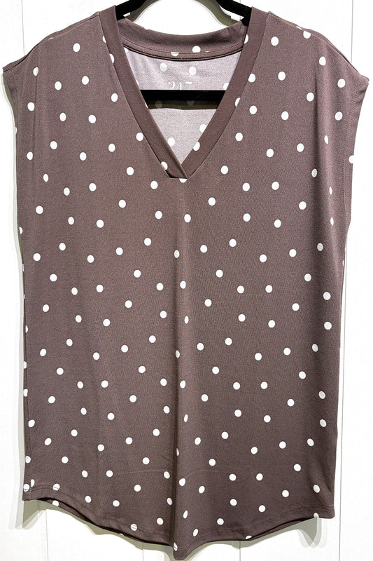 24/7 by Maurices Polka Dot Blouse