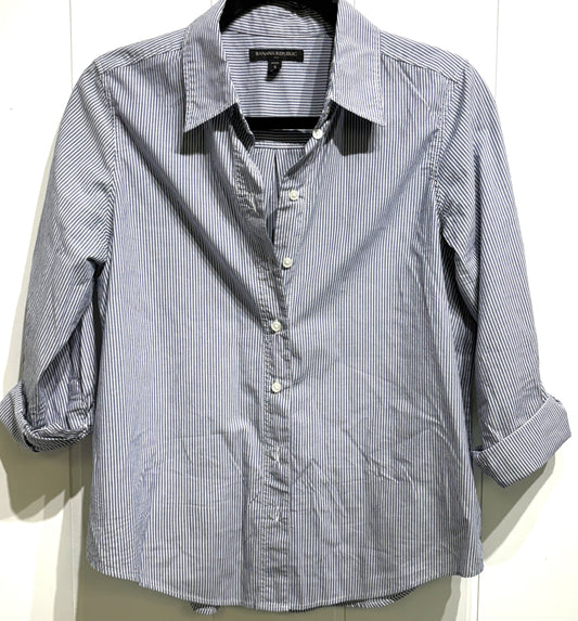Banana Republic Striped Button-down