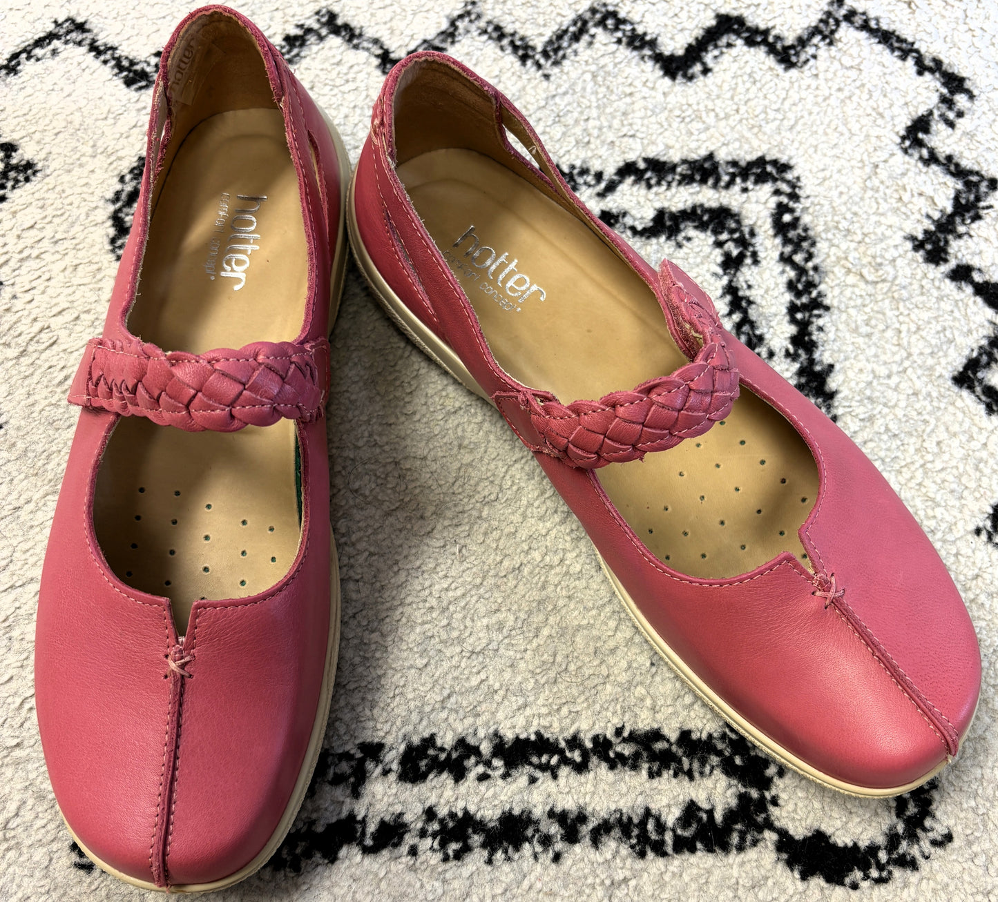 Hotter Comfort Concept Velcro Strap Shoes