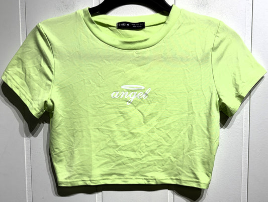 Shein Crop Top Angel Tee