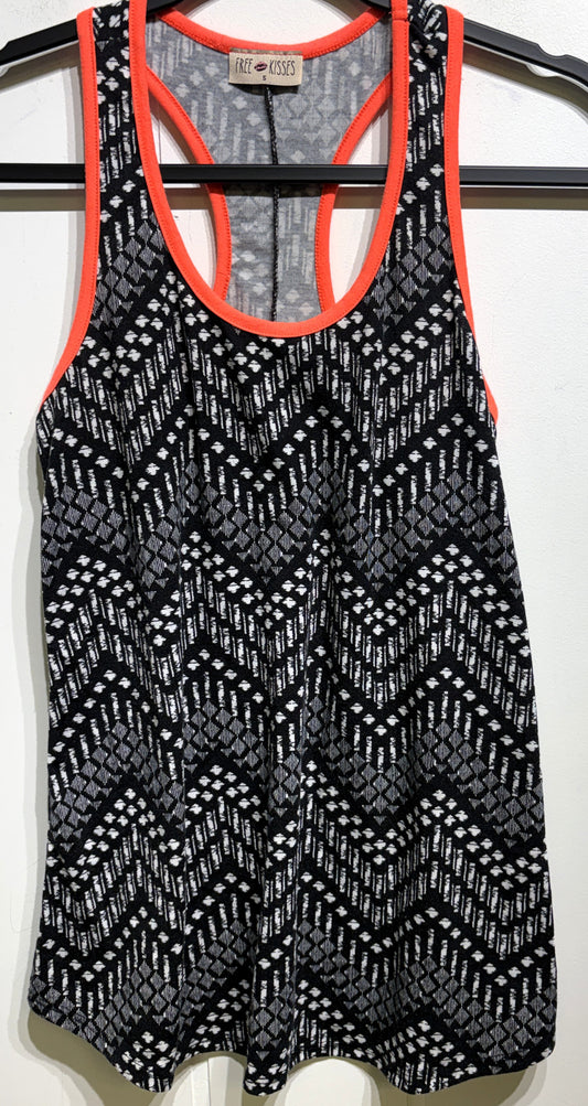 Free Kisses Geometric Tank Top