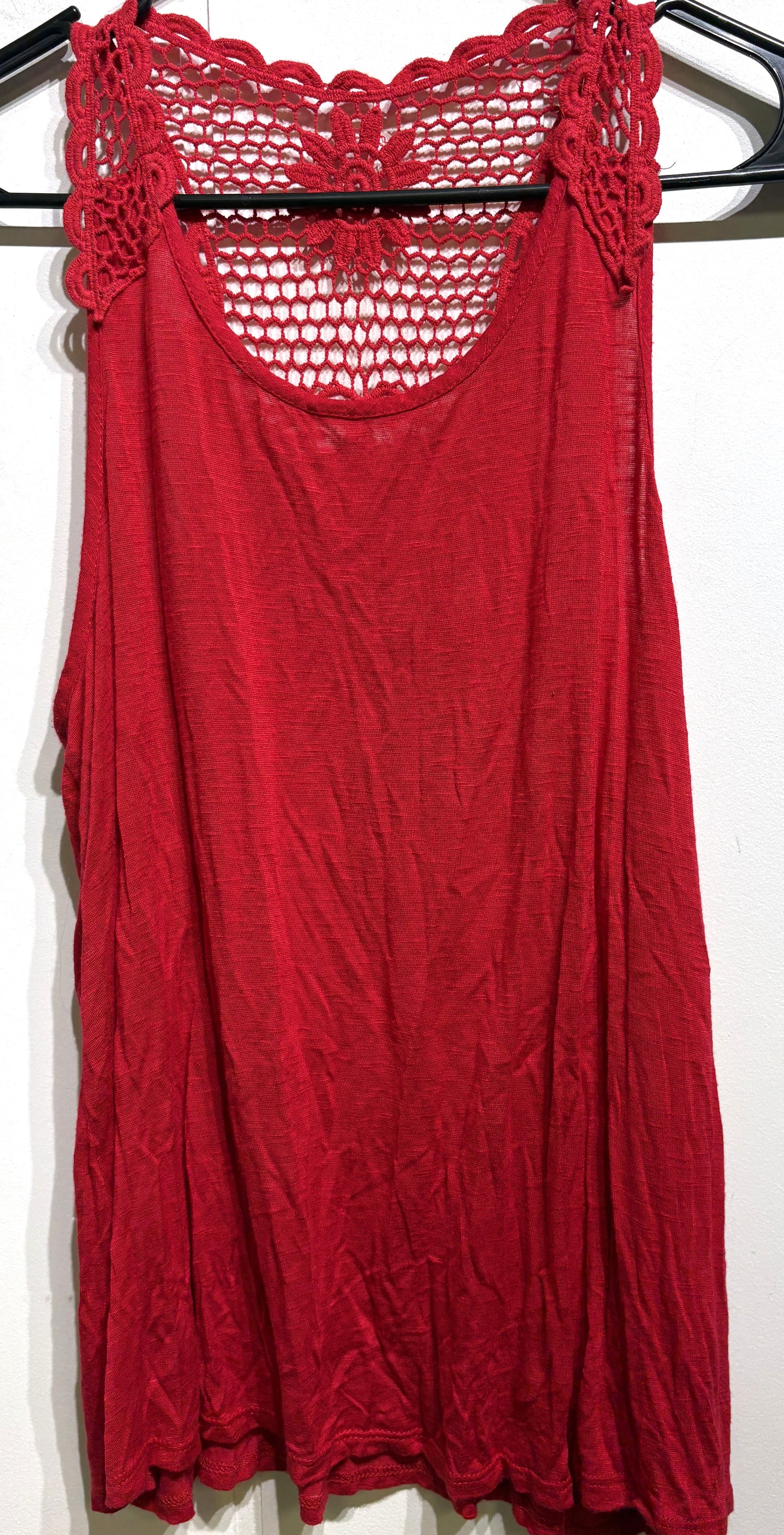 Maurices Tank Top w/Crochet Detail