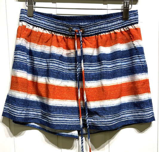 Michael Kors Striped Drawstring Shorts