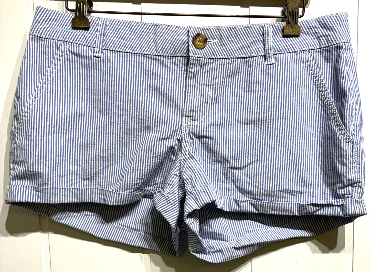 SO Brand Pin Striped Shorts