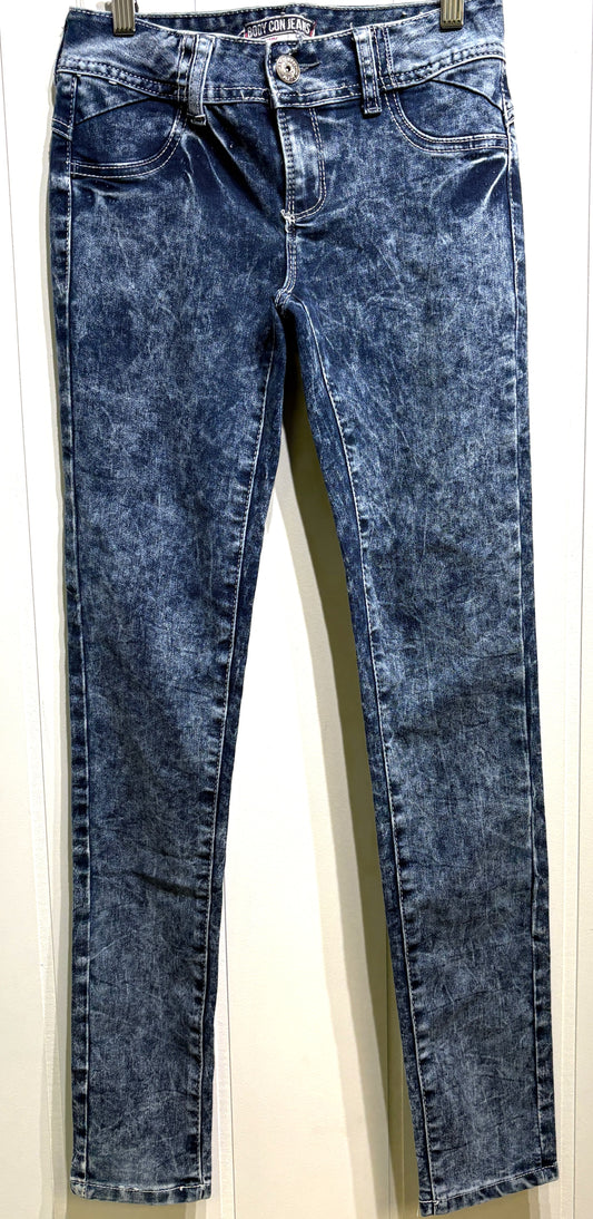 Body Con Denim Skinny Jeggings