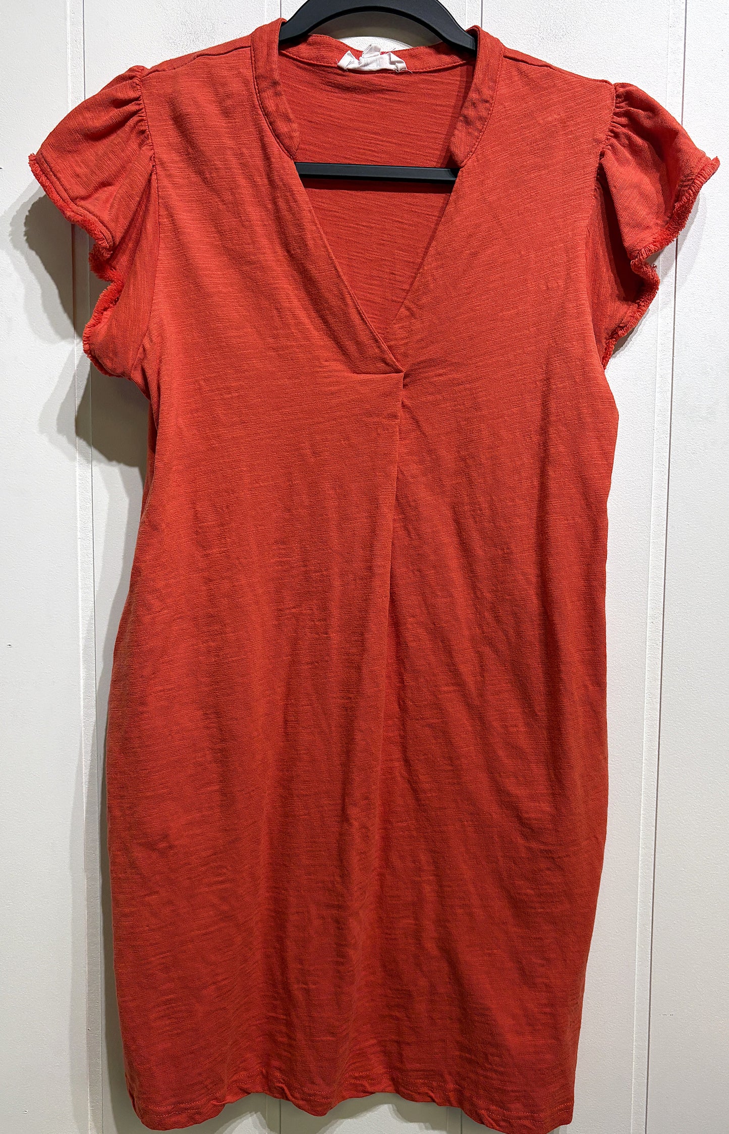 THML Fringe Sleeve Knit Dress