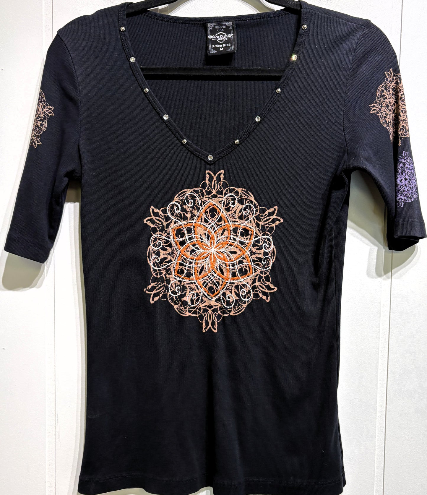Sledge USA Mandala Print Tee