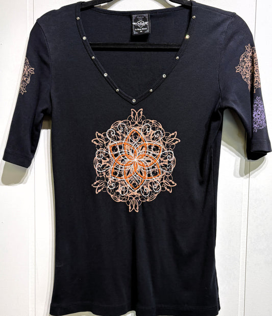 Sledge USA Mandala Print Tee