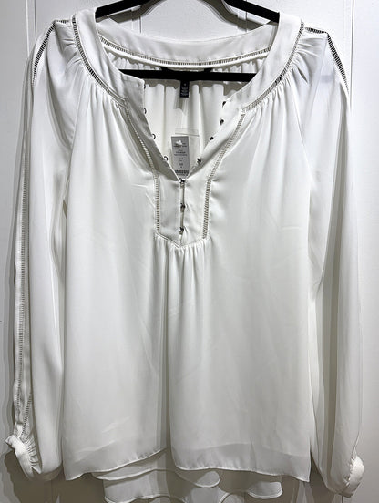 WHBM Sheer 'Empire' Blouse