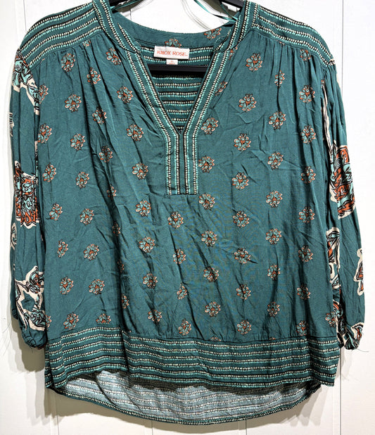 Knox Rose Geo Print Blouse