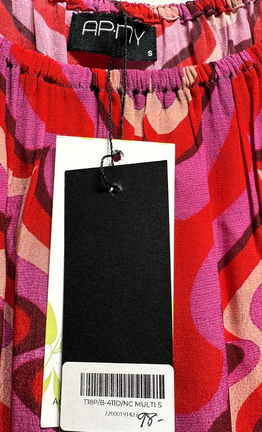 APNY Abstract Print Blouse