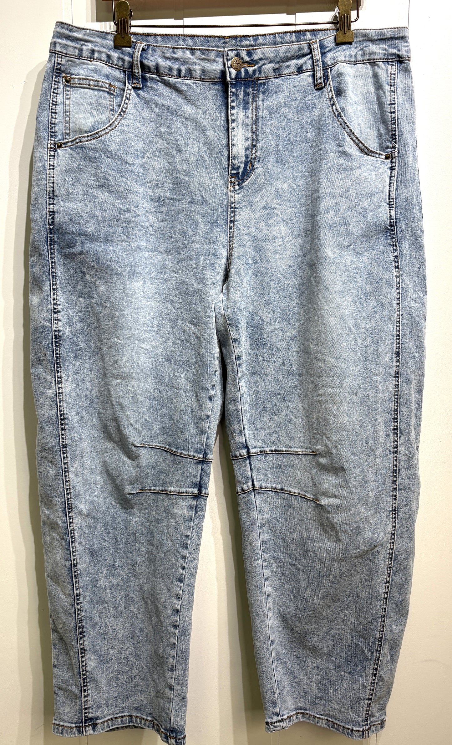 ADGN Wide Leg 'Barrel' Jeans