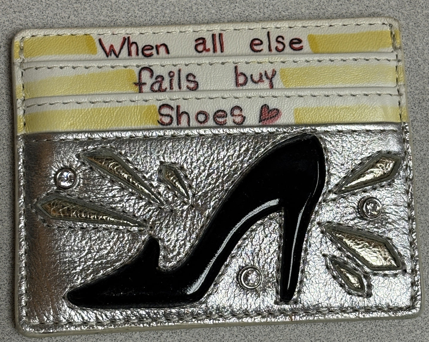 Wallet 'When All Else Fails Buy Shoes'