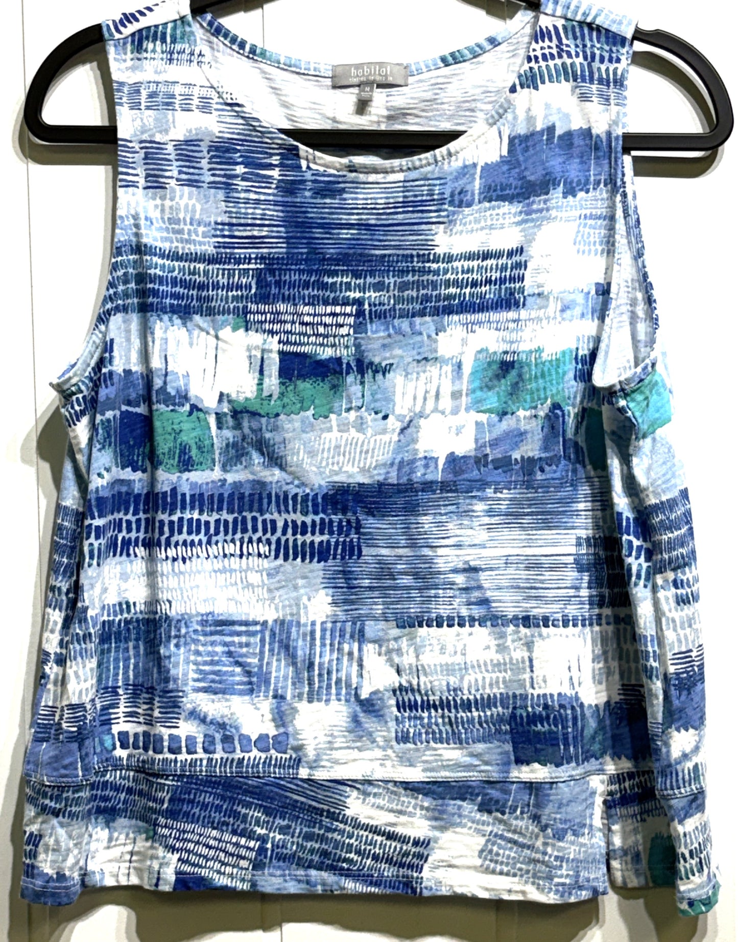 Habitat Abstract Blouse Tank