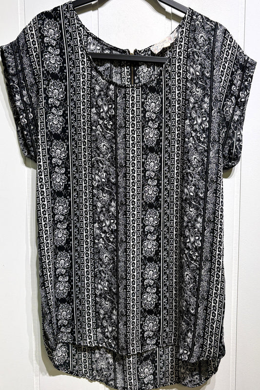 Pink Republic Paisley Print Top