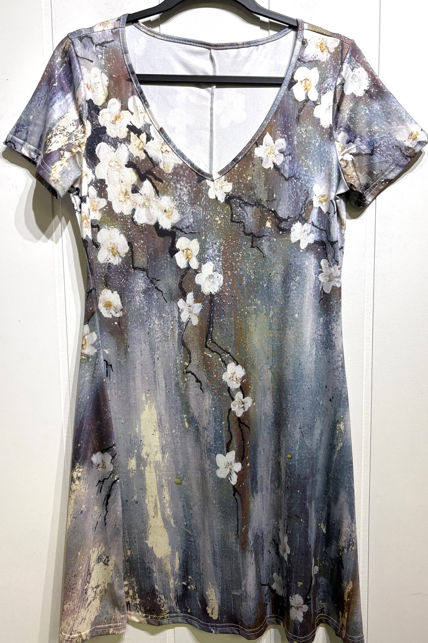Cherry Blossom Floral Print Dress