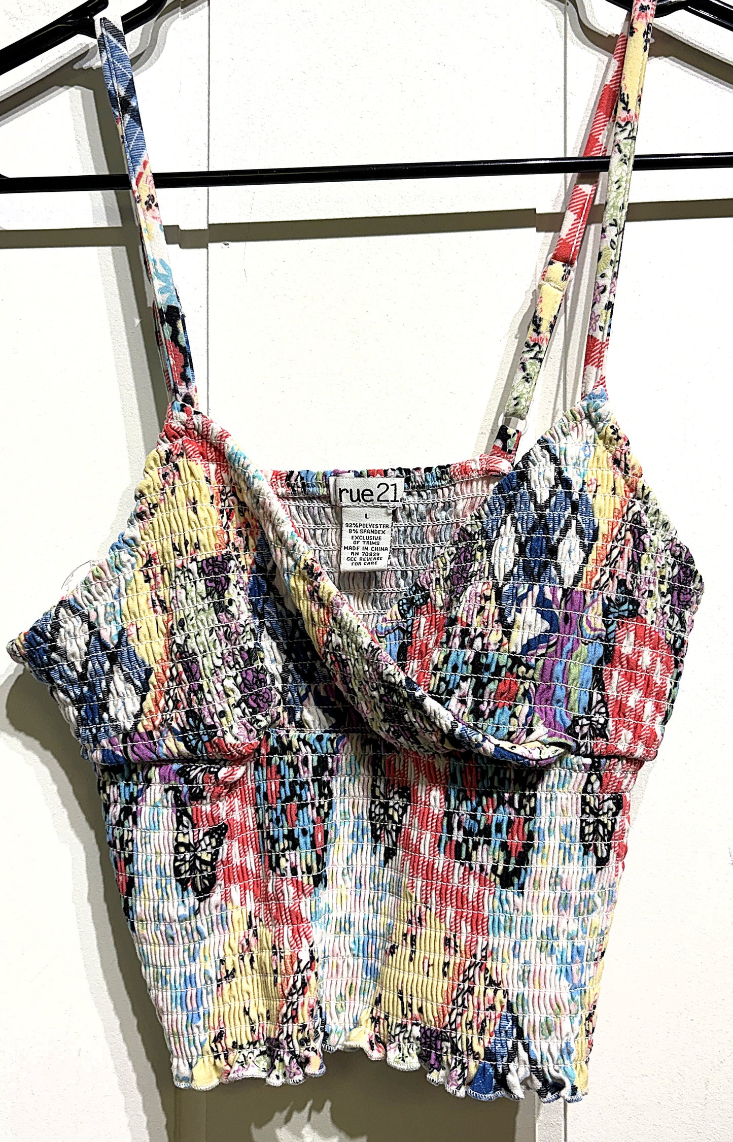 Sale Rack Rue 21 Crop Butterfly Tank