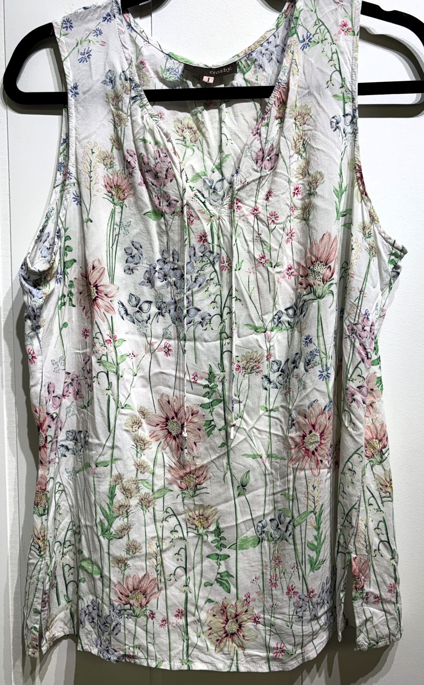 Crosby Floral Print Tank Blouse