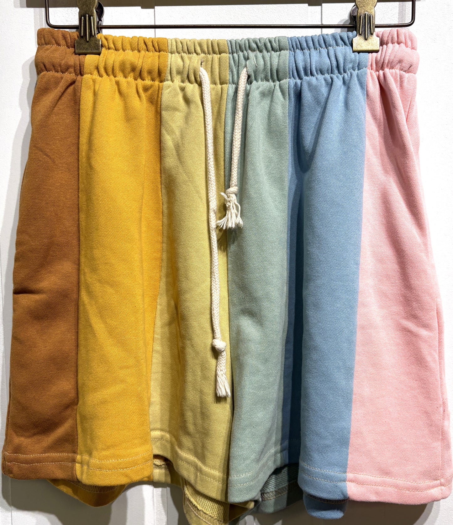 Sweet Generis Knit Rainbow Shorts