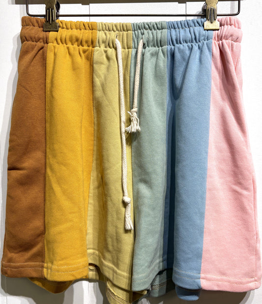 Sweet Generis Knit Rainbow Shorts