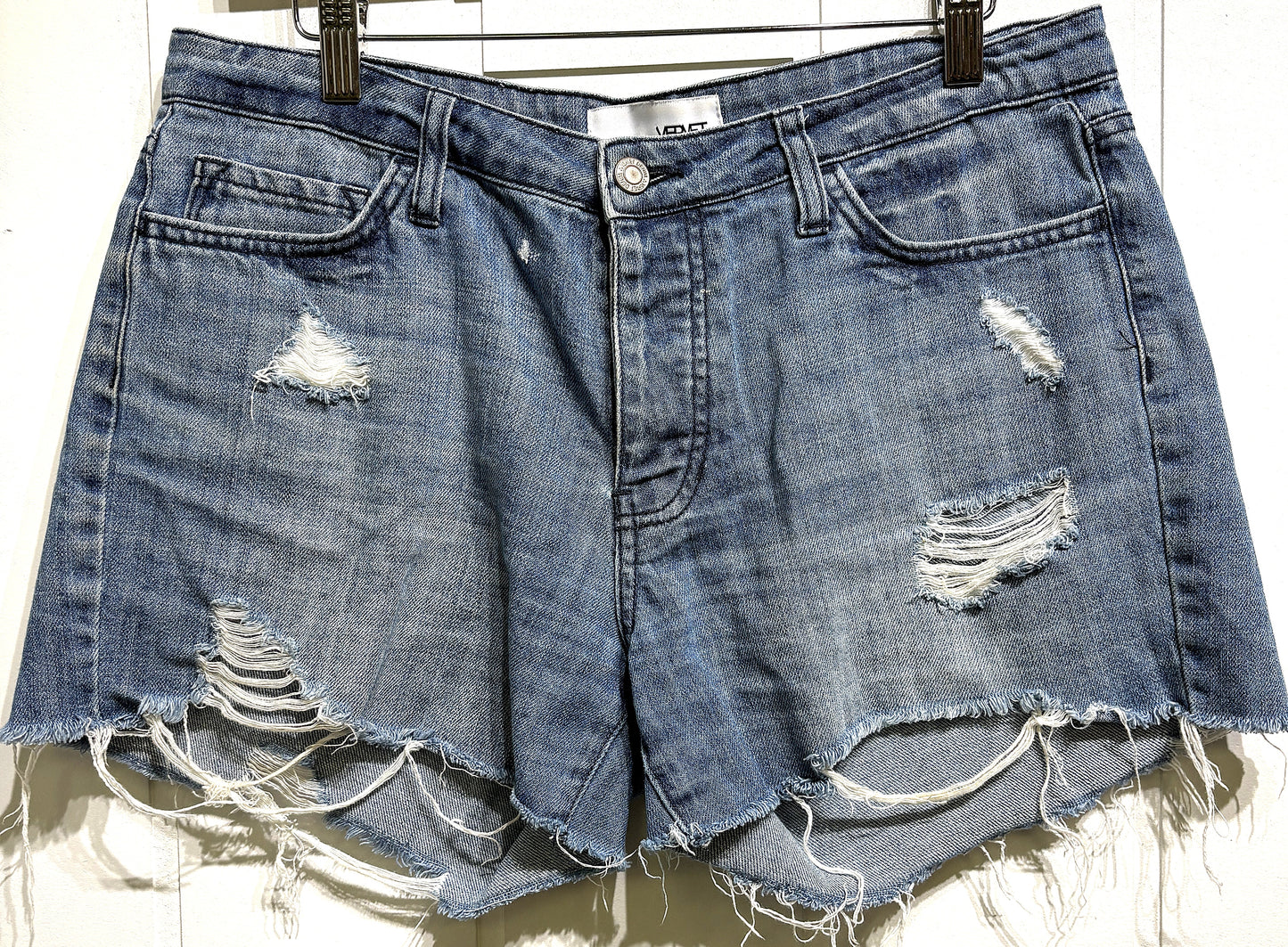Vervet Distressed Denim Shorts