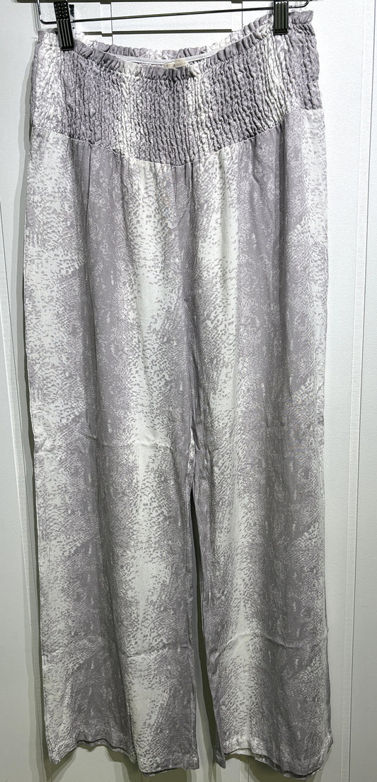 Sim&Sam Snake Print Wide Leg Pants