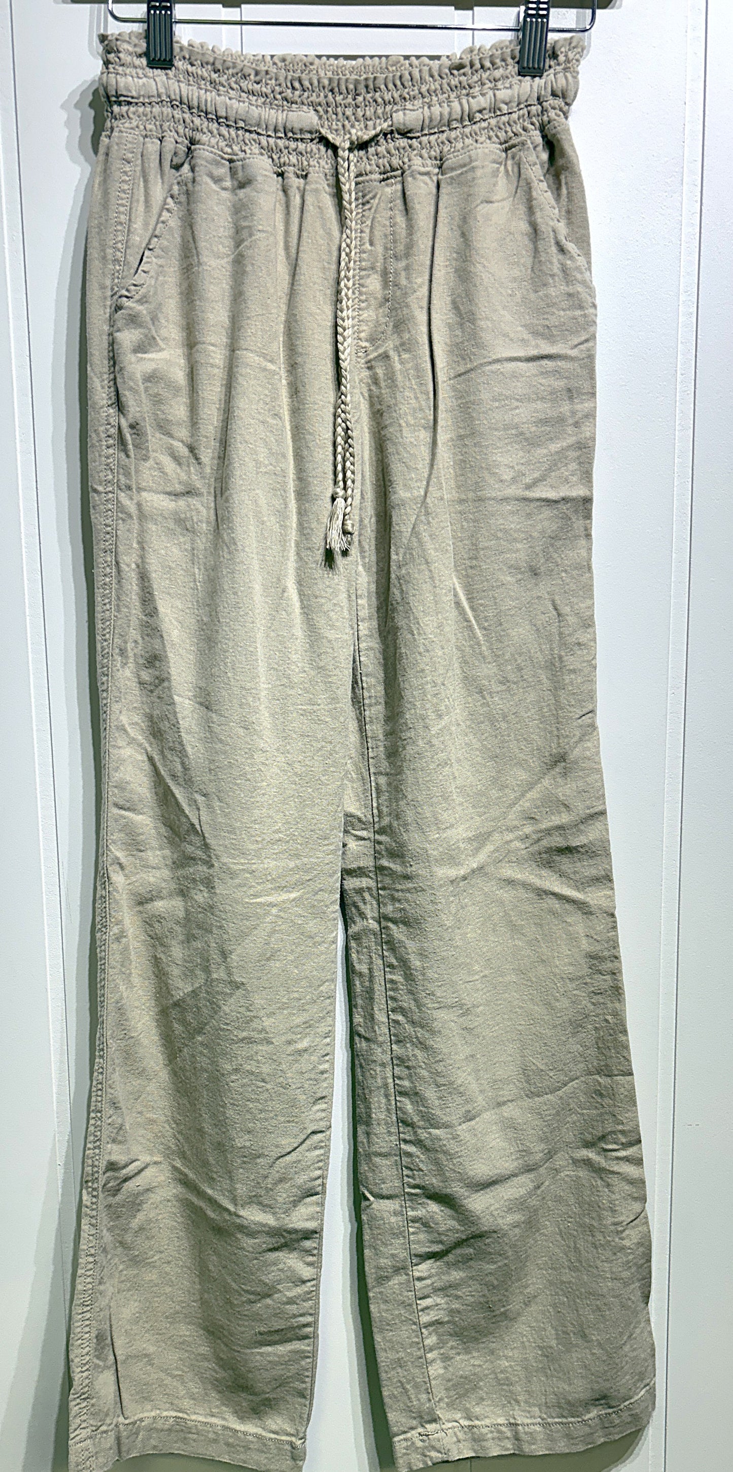 SO Wide Leg Linen Pants