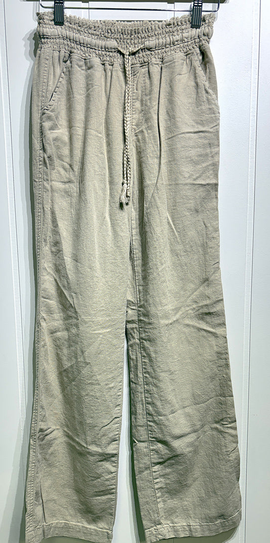 SO Wide Leg Linen Pants