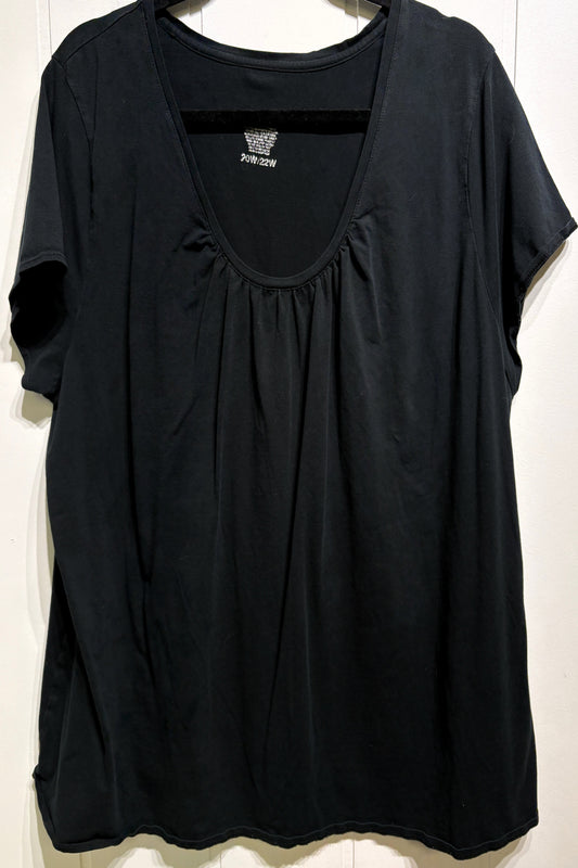 Mossimo Ruched Neckline Tee