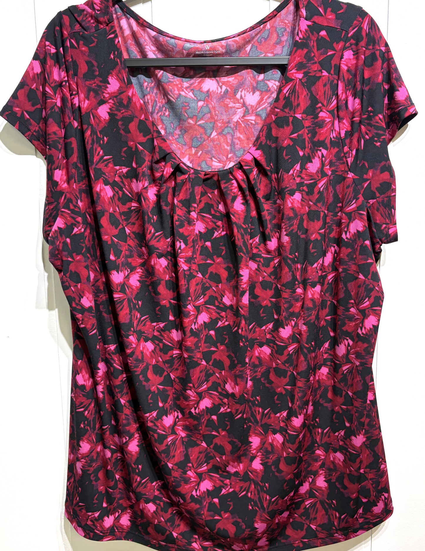 Worthington Floral Print Blouse