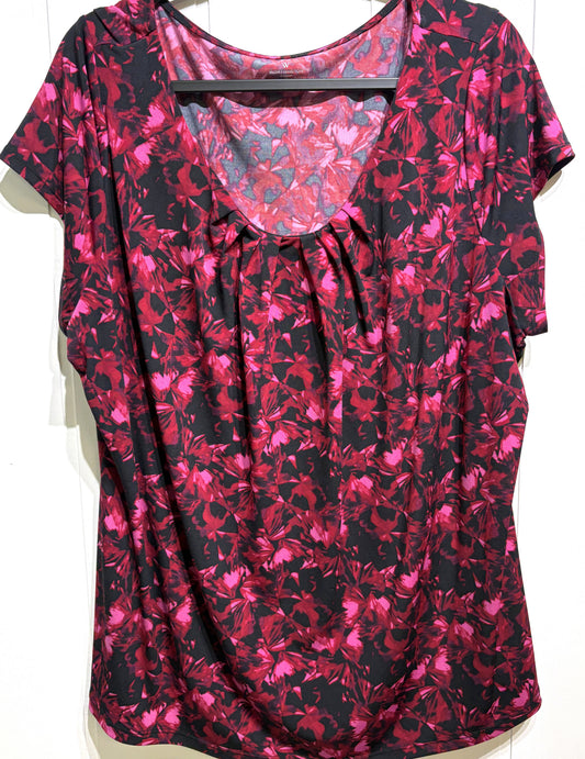 Worthington Floral Print Blouse