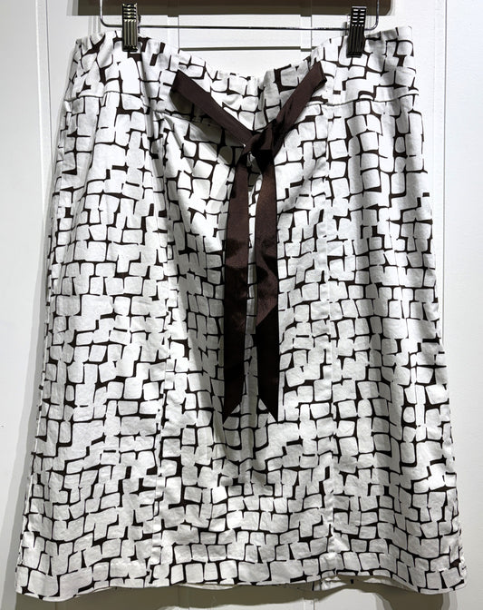 AGB Square Pattern Skirt