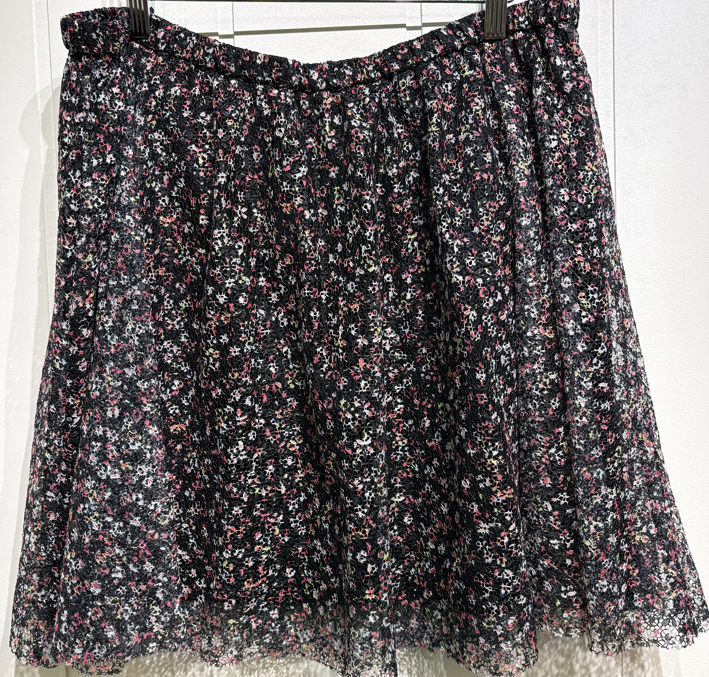 Elle Lace Floral Print Skirt