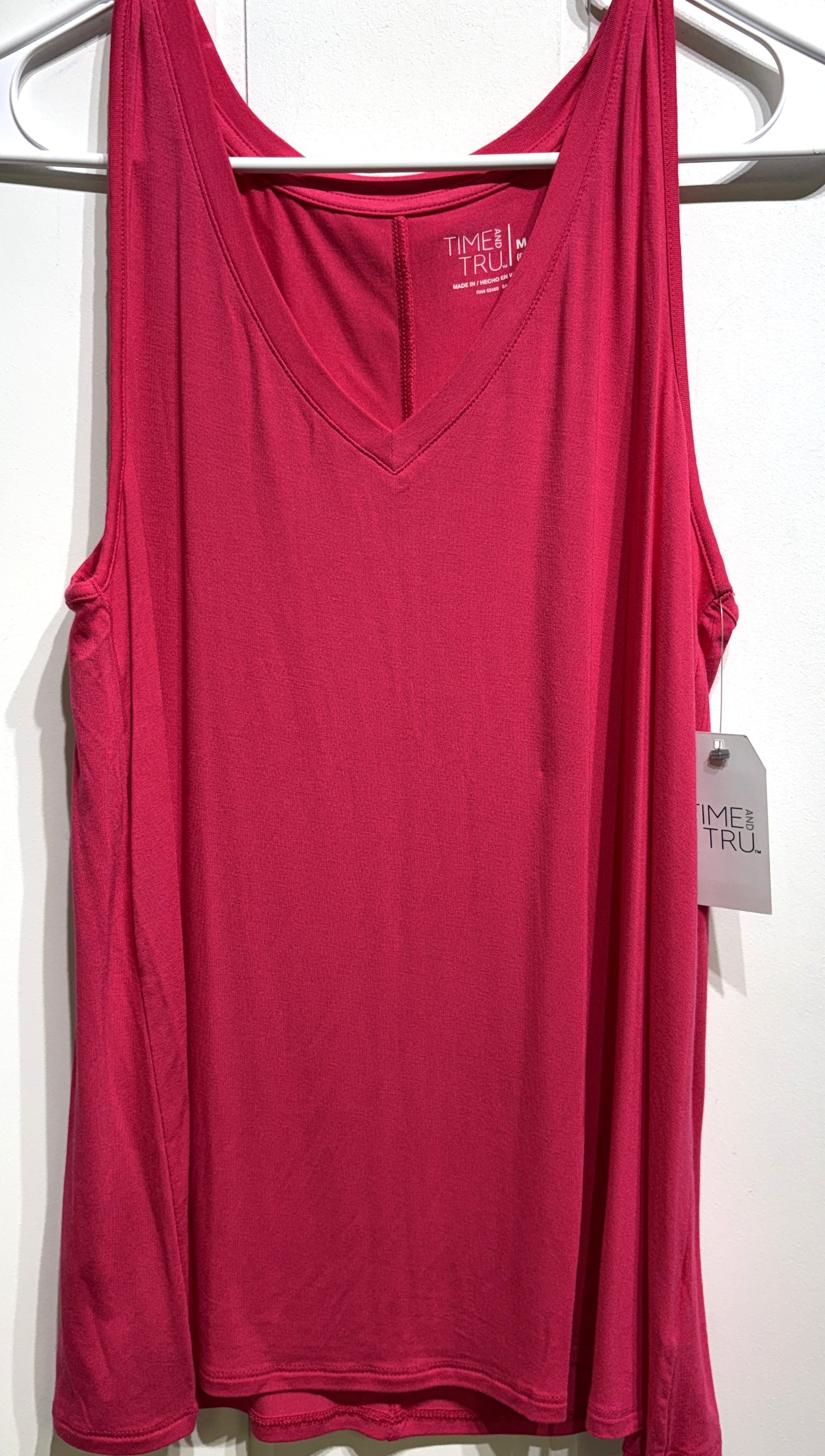 Time and Tru V-Cut Tank Top